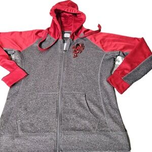 Ohio State‎ Buckeyes Campus Classics Full Zip Hoodie Women's M Scarlet  BRUTUS